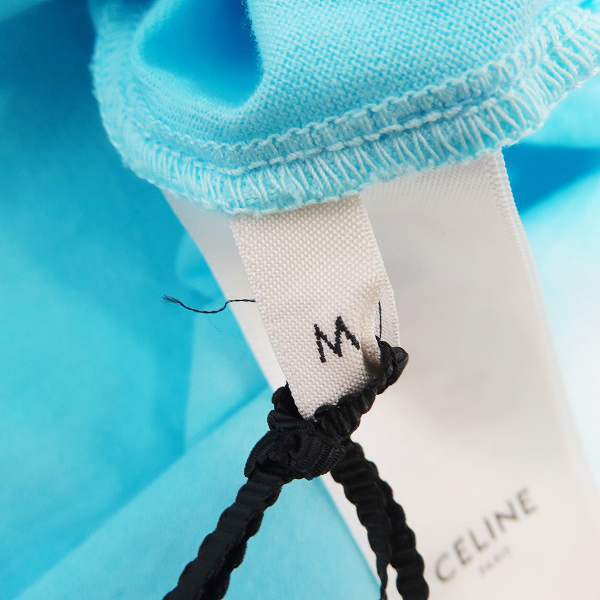 実際に弊社で買取させて頂いた【JPタグ/未使用】CELINE/セリーヌ 21SS Studded Logo S/S Tee タイダイ柄 スタッズ ロゴ 半袖 Tシャツ 2X687956M/Mの画像 3枚目