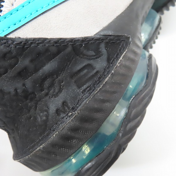 実際に弊社で買取させて頂いたNIKE×atmos/ナイキ×アトモス LEBRON XVI LOW AC EP 16 CLEAR JADE レブロン16 CI3358-003/26.5の画像 6枚目