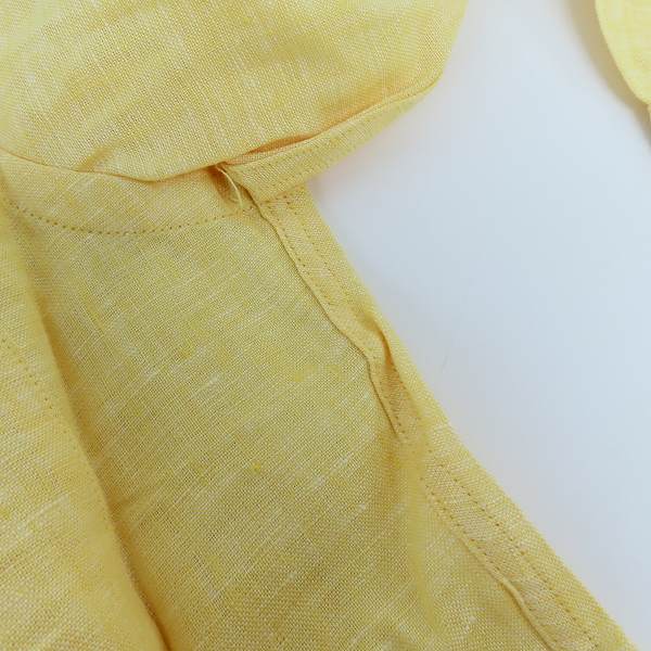 実際に弊社で買取させて頂いた【未使用】BROOKS BROTHERS/ブルックスブラザーズ ボタンダウンシャツ イエロー/Sの画像 4枚目