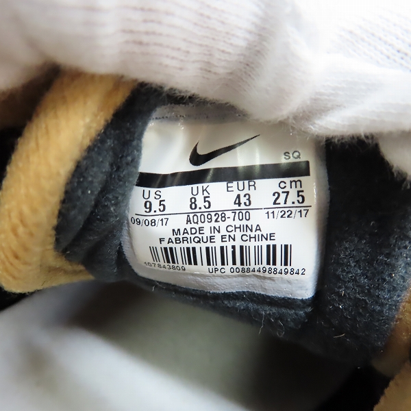 実際に弊社で買取させて頂いたNIKE×ATMOS/ナイキ×アトモス AIR MAX 1 DLX/エアマックス1 アニマルパック 2.0 AQ0928-700/27.5の画像 5枚目