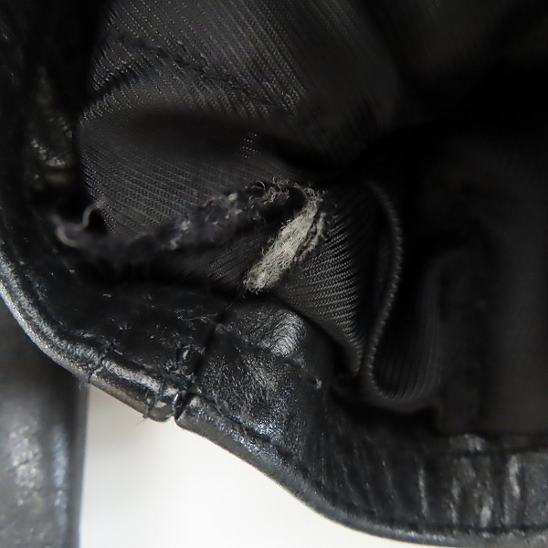 実際に弊社で買取させて頂いたARMANI EXCHANGE/アルマーニエクスチェンジ レザー ライダースジャケット/Mの画像 4枚目