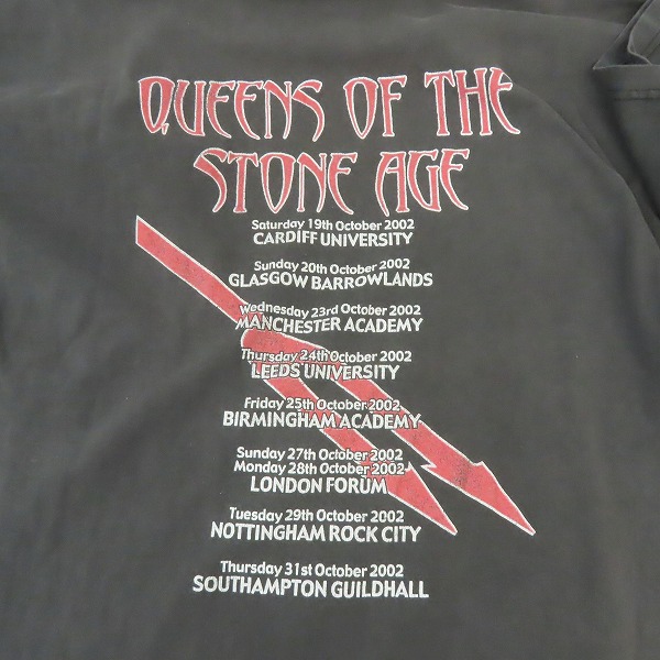 実際に弊社で買取させて頂いたQueens Of The Stone Age/クイーンズオブザストーンエイジ バンドTシャツの画像 5枚目