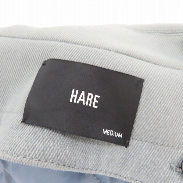 実際に弊社で買取させて頂いたHARE/ハレ ライナー付き オーバーサイズ トレンチコート HA030249AD/Mの画像 2枚目