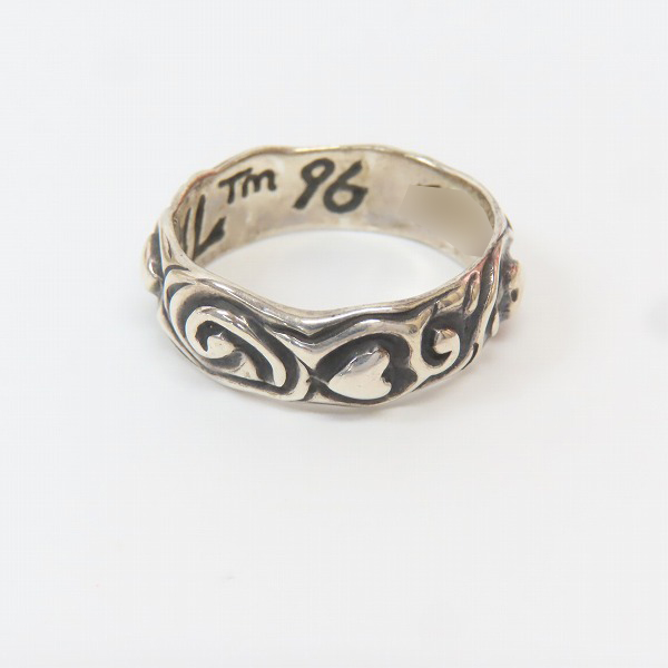 実際に弊社で買取させて頂いたBILL WALL LEATHER/ビルウォールレザー ハートリング/22-23号の画像 4枚目