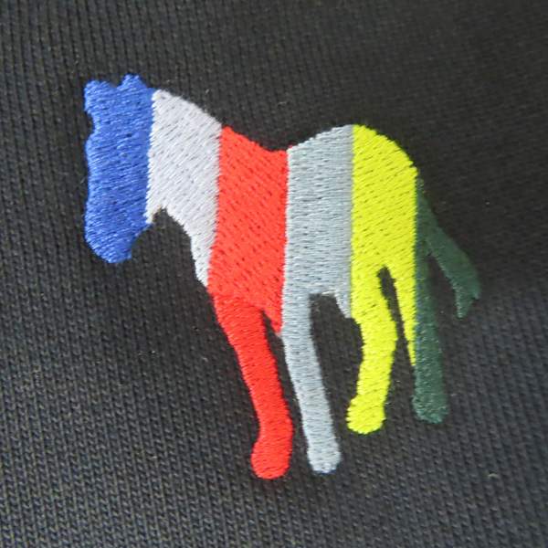 実際に弊社で買取させて頂いたPS Paul Smith/ポールスミス シーズンゼブラ 刺繍入り パーカー 122512/Mの画像 7枚目