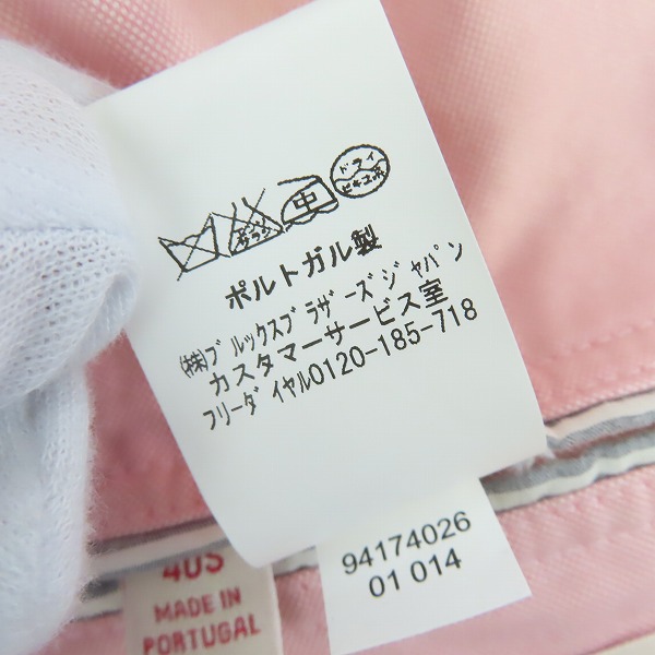 実際に弊社で買取させて頂いたBrooks Brothers/ブルックスブラザーズ コットンジャケット ピンク/40Sの画像 5枚目