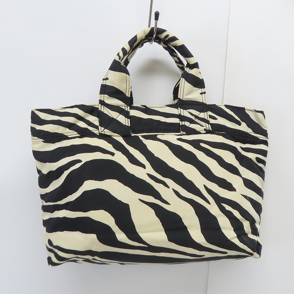 実際に弊社で買取させて頂いたHEAD PORTER/ヘッドポーター ゼブラ ハンドバッグ/トートバッグの画像 1枚目