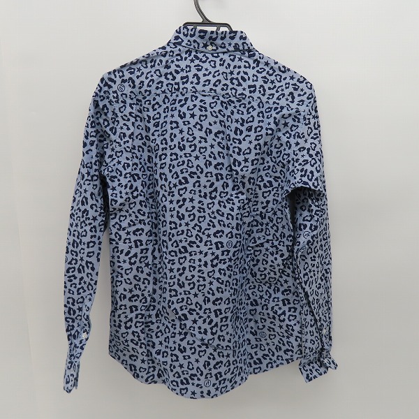 実際に弊社で買取させて頂いたuniform experiment/ユニフォームエクスペリメント レオパード B.D.シャツ UE-145013/3の画像 1枚目
