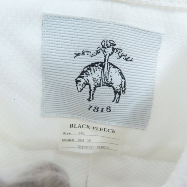 実際に弊社で買取させて頂いた(1)BLACK FLEECE by Brooks Brothers/ブラックフリースバイブルックスブラザーズ 長袖シャツ ホワイト BB1の画像 2枚目