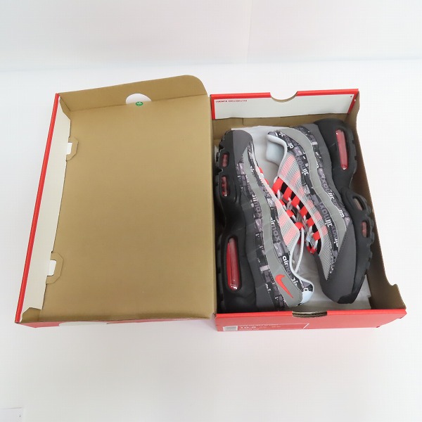 実際に弊社で買取させて頂いた【未使用】NIKE×atmos/ナイキ×アトモス AIR MAX 95/エアマックス95 シューズ/スニーカー AQ0925-002/28.5の画像 8枚目