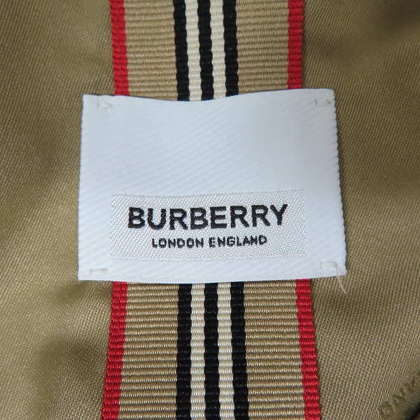 実際に弊社で買取させて頂いたBURBERRY/バーバリー キッズ フード付きトレンチコート/ノバチェック パンツ 92cm 2点セットの画像 5枚目