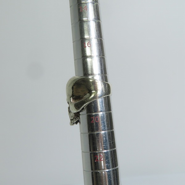 実際に弊社で買取させて頂いたCRAZY PIG/クレイジーピッグ EVIL SKULL エビル スカルリング 18-20.5号の画像 8枚目