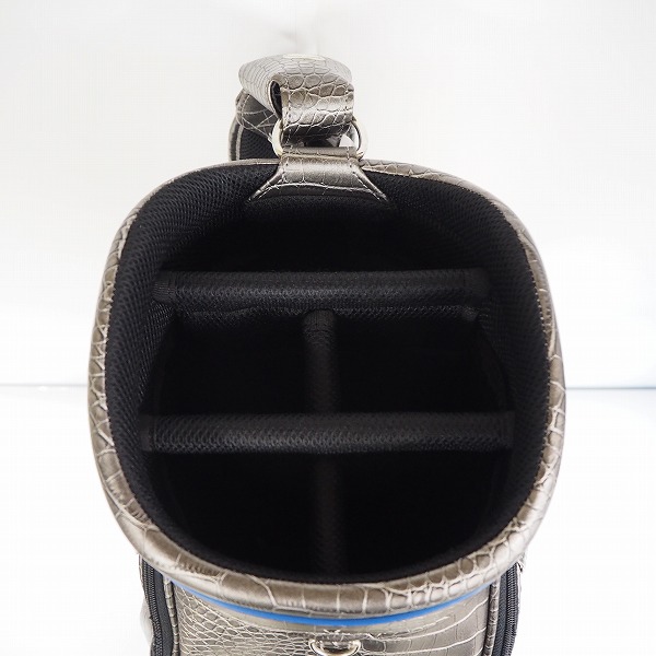 実際に弊社で買取させて頂いたTitleist/タイトリスト メルセデス・ベンツ ZMBCB71 9型 5分割キャディバッグ  グレー系の画像 3枚目