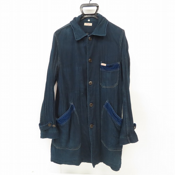 実際に弊社で買取させて頂いたSUGAR CANE/シュガーケーン Light INDIGO HERRINGBONE WORK COAT ワークコート SC13500/S