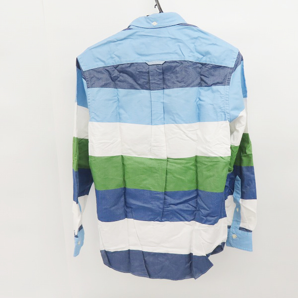 実際に弊社で買取させて頂いたBROOKS BROTHERS/ブルックスブラザーズ ワンポイント刺繍 マルチカラーデザイン ボタンダウンシャツ/Sの画像 1枚目