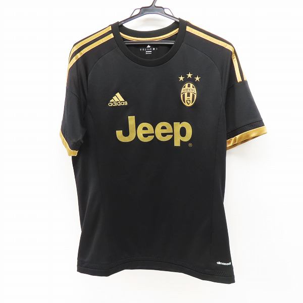 実際に弊社で買取させて頂いたadidas/アディダス ユベントス 15/16 サード 半袖 ユニフォーム S12849/Oの画像 0枚目