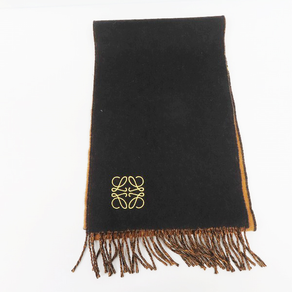 実際に弊社で買取させて頂いたLOEWE/ロエベ アナグラム マフラーの画像 5枚目