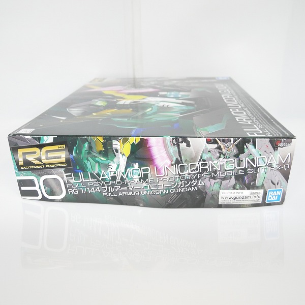 実際に弊社で買取させて頂いた【未組立】BANDAI/バンダイスピリッツ RG 1/144 フルアーマー・ユニコーンガンダム/UC/ガンプラ の画像 1枚目