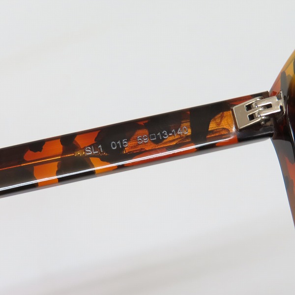 実際に弊社で買取させて頂いたSaint Laurent/サンローラン SL1 015 サングラス/アイウェア の画像 6枚目