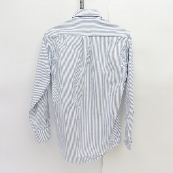 実際に弊社で買取させて頂いたBROOKS BROTHERS/ブルックスブラザーズ ストライプ長袖シャツ ロゴ刺繍/XSの画像 1枚目