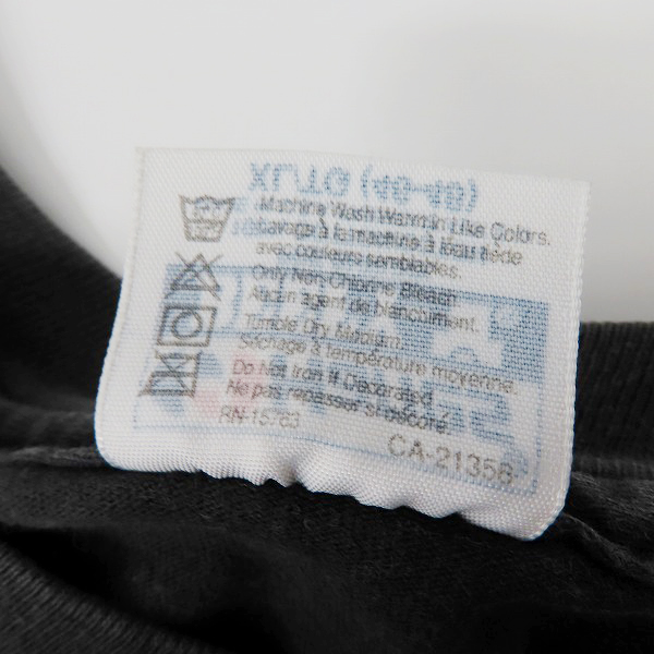 実際に弊社で買取させて頂いたHanes/ヘインズ 80s  SKINNY PUPPY/スキニーパピー バンドTシャツ USA製/XLの画像 3枚目