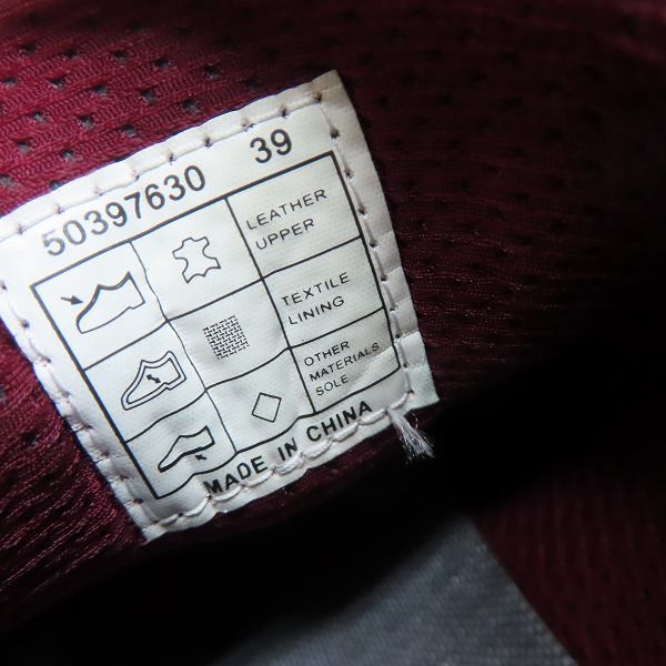 実際に弊社で買取させて頂いたHUGO BOSS/ヒューゴボス スニーカー ブラック/39の画像 5枚目