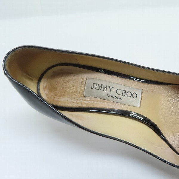 実際に弊社で買取させて頂いたJIMMY CHOO/ジミーチュウ ROMY85 ピンヒール/37.5の画像 4枚目