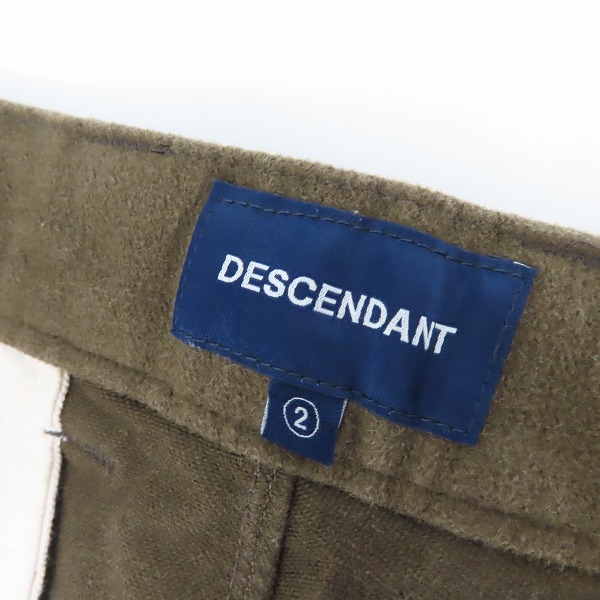 実際に弊社で買取させて頂いたDESCENDANT/ディセンダント コットンパンツ ブラウン /2の画像 3枚目
