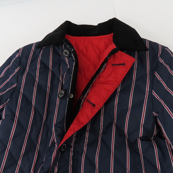 実際に弊社で買取させて頂いたMACKINTOSH PHILOSOPHY/マッキントッシュフィロソフィー リバーシブル キルティングジャケット H1F19-650-28 /40の画像 7枚目