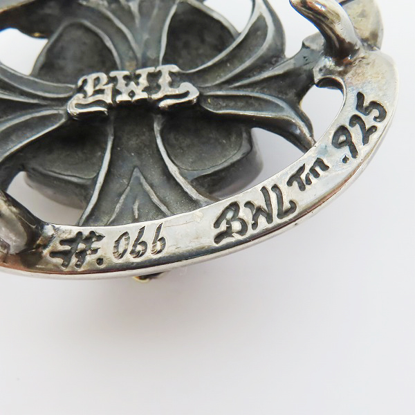 実際に弊社で買取させて頂いた【カスタム】BILL WALL LEATHER/BWL/ビルウォールレザー スカル シルバーバックルの画像 5枚目