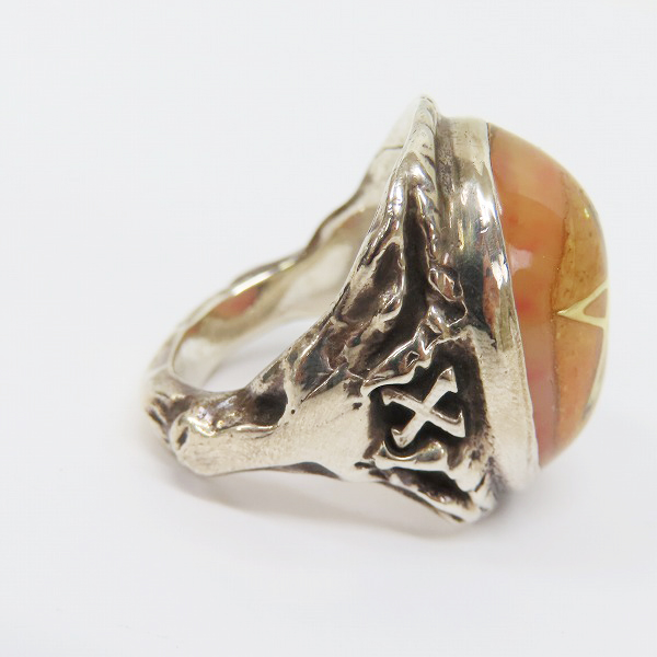 実際に弊社で買取させて頂いたALEX STREETER/アレックスストリーター 10周年台座 エンジェルハートリング 16-18号の画像 4枚目