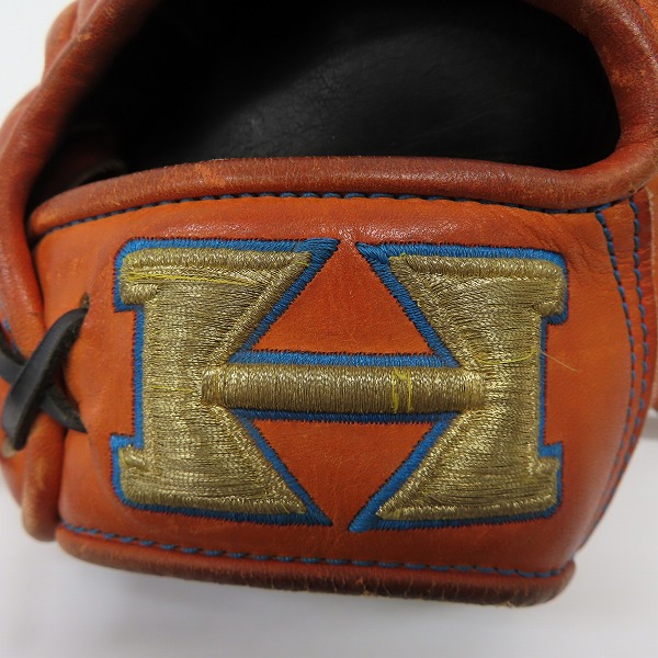 実際に弊社で買取させて頂いたHI-GOLD/ハイゴールド 軟式 内野手用 グローブ/グラブの画像 5枚目
