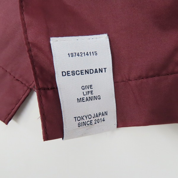 実際に弊社で買取させて頂いたDESCENDANT/ディセンダント PE NYLON JACKET/ナイロンジャケット /2の画像 3枚目
