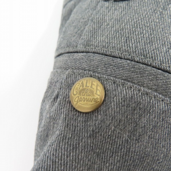 実際に弊社で買取させて頂いたCALEE/キャリー ワークパンツ グレー/Mの画像 5枚目
