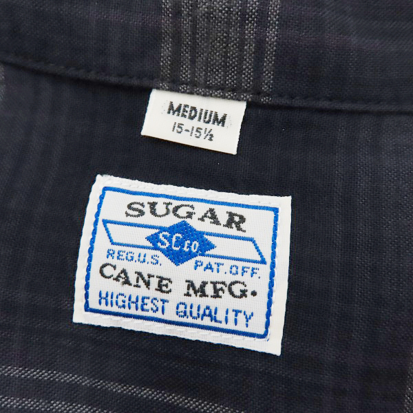 実際に弊社で買取させて頂いた【未使用】SUGAR CANE/シュガーケーン レーヨン オンブレチェックシャツ SC28852/Mの画像 2枚目