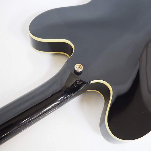 実際に弊社で買取させて頂いた★Epiphone/エピフォン DOT-EB セミアコ ES-335モデル Bigsby搭載 エレキギター ハードケース付の画像 8枚目