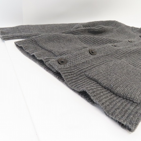 実際に弊社で買取させて頂いたBACK BONE/バックボーン ウールニットジャケット BB13FW-KN10 /Mの画像 5枚目