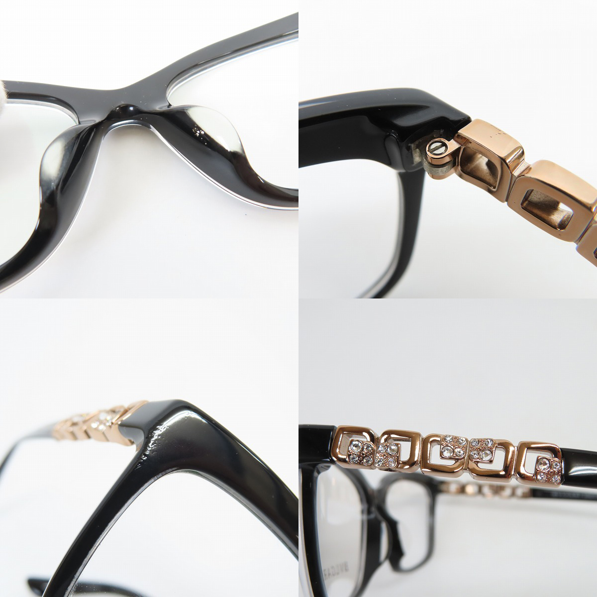 実際に弊社で買取させて頂いたBVLGARI/ブルガリ メガネフレーム アイウェア 4116-B-F 5383の画像 7枚目