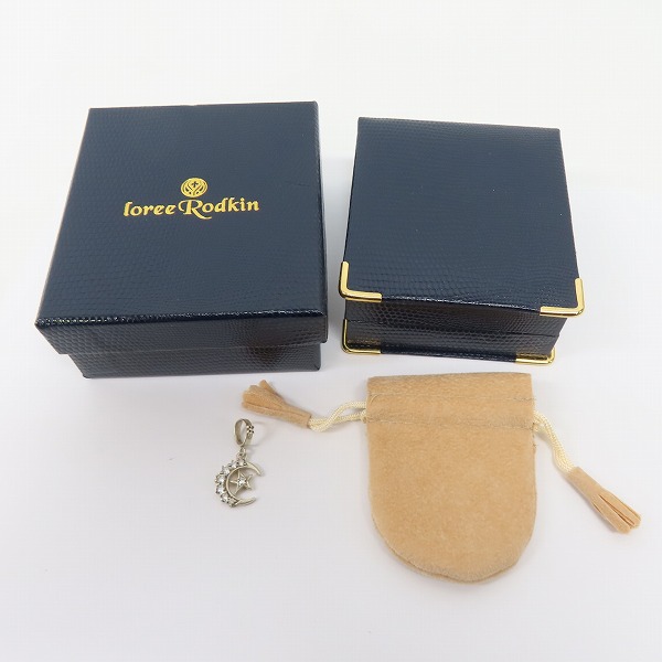 実際に弊社で買取させて頂いたLoree Rodkin/ローリーロドキン ハーフ ムーン スター ペンダント の画像 7枚目