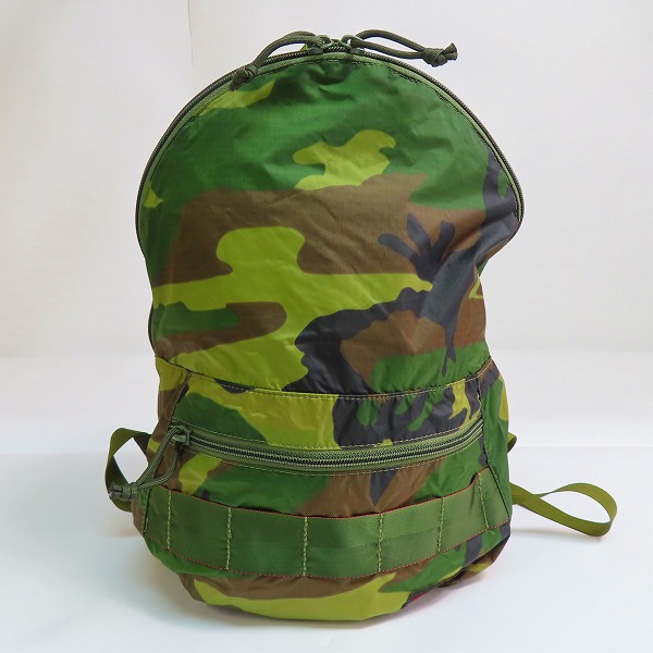 実際に弊社で買取させて頂いたBRIEFING/ブリーフィング PACKABLE DAYPACK ナイロン バックパック/リュック カモフラ brf265219