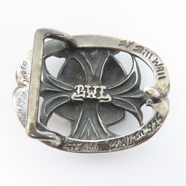 実際に弊社で買取させて頂いた【カスタム】BILL WALL LEATHER/BWL/ビルウォールレザー スカル シルバーバックルの画像 1枚目