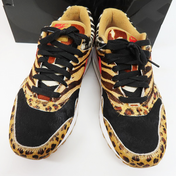 実際に弊社で買取させて頂いたNIKE×atmos/ナイキ×アトモス AIR MAX 1 DLX/エア マックス 1 DLX アニマルパック 2.0 AQ0928-700/27.0
