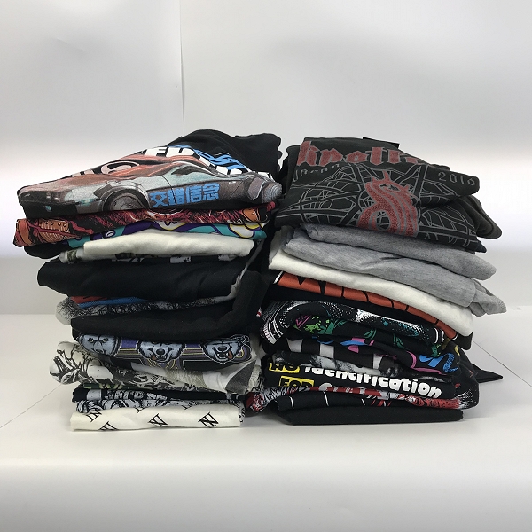 実際に弊社で買取させて頂いた【おまとめ品】クロスフェイス/京都大作戦/ロットングラフティー 等 半袖バンドTシャツ/Tシャツの画像 5枚目