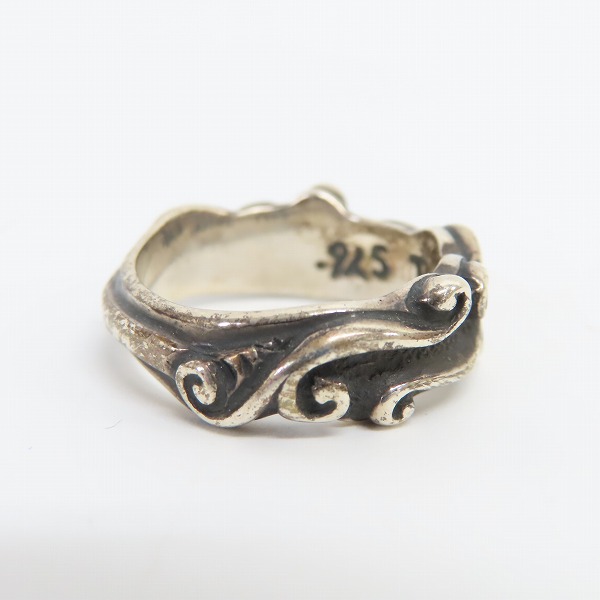 実際に弊社で買取させて頂いたBILL WALL LEATHER/BWL/ビルウォールレザー 99ウェーブリング R205 11.5-12号の画像 4枚目