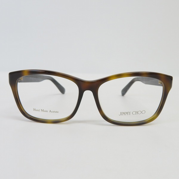 実際に弊社で買取させて頂いたJIMMY CHOO/ジミーチュウ メガネフレーム アイウェア  JC132/F 112の画像 1枚目