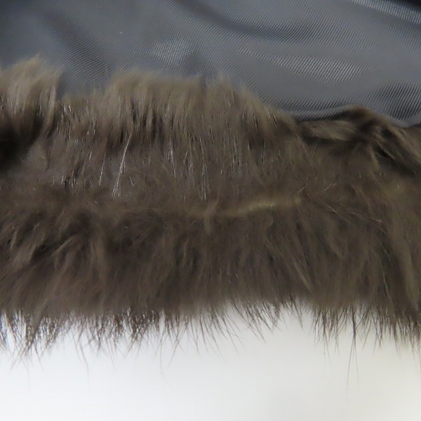 実際に弊社で買取させて頂いたAMERICAN RAG CIE/アメリカンラグシー ラビットファー×牛革 ジャケット 01-0013/Fの画像 6枚目