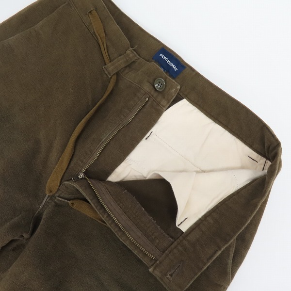 実際に弊社で買取させて頂いたDESCENDANT/ディセンダント コットンパンツ ブラウン /2の画像 2枚目