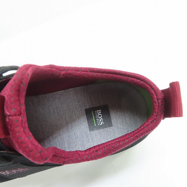実際に弊社で買取させて頂いたHUGO BOSS/ヒューゴボス スニーカー ブラック/39の画像 4枚目