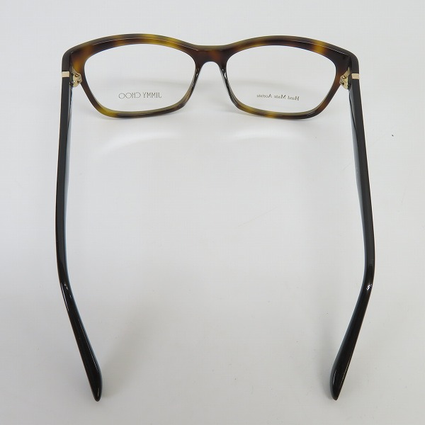 実際に弊社で買取させて頂いたJIMMY CHOO/ジミーチュウ メガネフレーム アイウェア  JC132/F 112の画像 3枚目