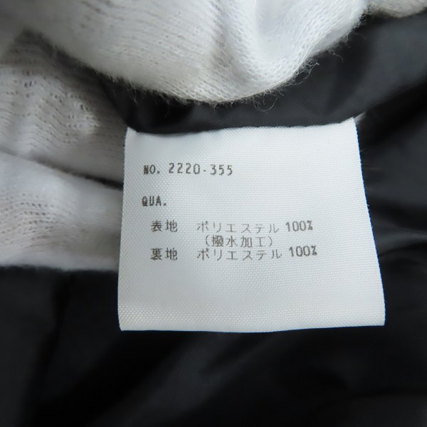 実際に弊社で買取させて頂いたLAD MUSICIAN/ラッドミュージシャン MA-1 ブルゾン ブラック 2220-355/46の画像 3枚目